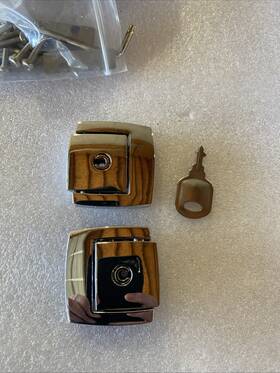 Warrenau 723044263360 2 Pack Tour Pak Trunk Latch Fit For Harley Touring Electra Glide 1980-2013