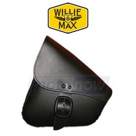 90m9 Willie & Max Mn/90m9 And Leather Swingarm Bag For 1990-2017 Harley Davidson Flstf Fat Qf