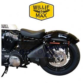 C8cn Willie & Max Mn/c8cn And Leather Swingarm Bag For 2004-2008 Harley Davidson Xl883 Kv C8cn Willie & Max Mn/c8cn And Leather Swingarm Bag For 2004-2008 Harley Davidson Xl883 Kv