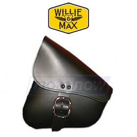 N3d1 Willie & Max Mn/n3d1 And Leather Swingarm Bag For 2004-2008 Harley Davidson Xl1200r Sj