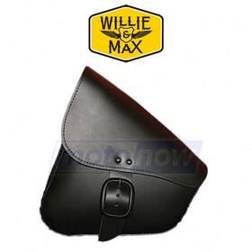 R7g5 Willie & Max Mn/r7g5 And Leather Swingarm Bag For 1999-2009 Harley Davidson Fxstb Night Fy