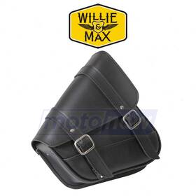 Willie & Max Mn/swe4 And Revolution Universal Swingarm Saddlebag For 2005-2010 Harley Ts