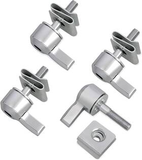 Tk-g-0074-e Wowtk Saddlebag Mount Kit Lever Lock Set For Harley Touring Chrome