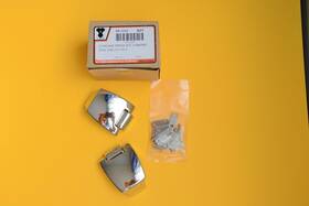 50-1216 Wyatt Gatling Chrome Tour-pak Luggage Hinge Kit Fits Harley Davidson 1988-2013