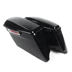Bx-011 Wyn Moto #dxf12 Stretched Extended Hard Saddlebag For Harlay Touring Electra Road Glide 2014-24