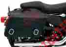 X021-05-0422 Saddlemen Highwayman Tattoo Saddlebags 18 L X 6 W 12 H Red