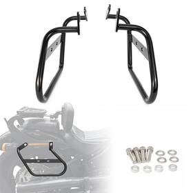 Fb019hwshb101-pp Xitomer Side Carrier Pannier Racks Kit Fit For Harley Softail Street Bob Fxbb 2018-2020