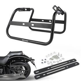 Fb019hwshb73-pp Xitomer Motorcycle Saddlebag Bracket Side Frame Racks Black Fit For Bmw R18 2020-2023