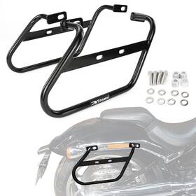 Fb019hwshb98-pp Xitomer Saddlebag Bracket Side Frame Racks Fit For Harley Softail Fat Boy/114 2018-2024