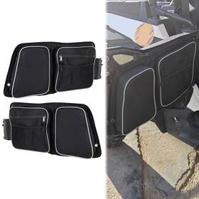 Xushwdb01 Xitomer Rear Door Storage Pocket Bags Set Fit For Polaris Rzr Xp 4 1000 2014-2023 Black