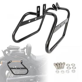 Xushwshb101-pp Xitomer Pannier Saddlebag Carrier Racks Fit For Harley Softail Street Bob Fxbb 2018-2020