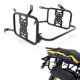 Xushwshb54-pp Xitomer Motorcycle Saddlebag Support Racks Fit For Suzuki V-strom 800de 2023-2024 Black