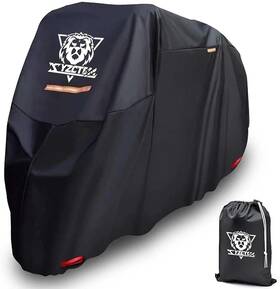 Xyzctem 711301677036 Motorcycle Cover -waterproof Outdoor Storage Bag Made Of Heavy Duty Mate