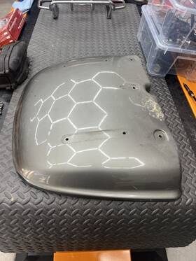 4xy-w2847-00-p1 Yamaha Travel Trunk Upper Set For Royal Star