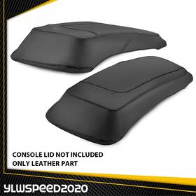 V-03scb6501abk Ylwspeed20 2x Plain Hard Saddlebag Speaker Lid Covers Fit For Harley Davidson Touring 93-13