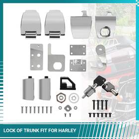 Bc-0401018-e Zxmt For Harley Road King Tour Pack 2006-13 Premium Hardware Kit Latches Hinges Lock
