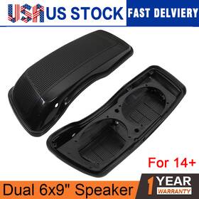 Bf-0401042-unp-lid Zxmt Unpainted Dual 6x9 Speaker Saddlebag Lids For 2014 Harley Davidson Touring Flhr