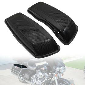 Mc-0401042ul Zxmt Unpainted Dual 6x9 Inch Speaker Saddlebag Lids For 2014-25 Harley Touring Road Glide