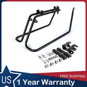 Mk-0401037-b Zxmt Conversion Brackets To Mount Flh Saddlebags For 08-2017 Harley Davidson Dyna Fld