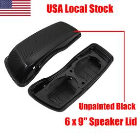Mk-0401042-unp-lid Zxmt Dual 6x9 Inch Saddlebag Speaker Lid For 2014-2025 Harley Touring Road King Unpainted