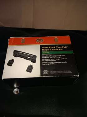 Mk-0401043-b Zxmt Glossblack Pack Trunk Lids Latches For Harley Tour Pak Davidson Touring 2014