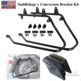 Tf-0401036-b Zxmt 014-unp Unpainted 5 Inch Extended Saddlebags And Conversion Bracket For Harley Softail 86-2013 Tf-0401036-b Zxmt 014-unp Unpainted 5 Inch Extended Saddlebags And Conversion Bracket For Harley Softail 86-2013