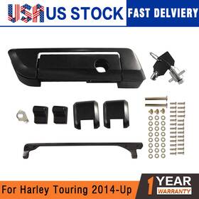 Tf-0401043-b Zxmt Matte Black Pack Hinges Latch With Keys For Harley Touring Road King Street 2014