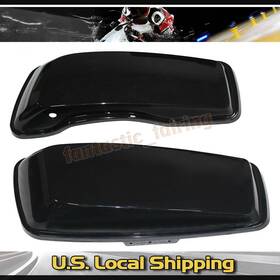 Usff-0401005lids Zxmt Unpainted Black Upper Saddlebags Lids Cover For Harley Davidson Touring 2014-up