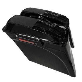 Usff0401034bs Zxmt 5 Inch Stretched Extended Saddlebags With 6x9 Speaker Lid For Harley Road King 93-13