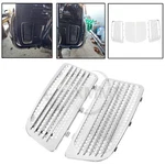 Chrome Radiator Grills Lower Fairing Twin Cooled For Harley Street Glide 14-UP. Fixed Price $24.76.