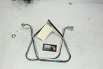 08+ Harley Dyna Chrome Saddlebag Supports Bracket 91017-10A. Fixed Price $50.00.