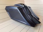 Harley Davidson Stretch 6"DOWN 9"BACK Sadlebags/fender And Lids Touring 97-2013. Fixed Price $855.00.