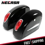 Motorcycle Hard Saddlebag Bags Side Box W/ Lights For Kawasaki Cruiser Vulcan. Fixed Price $88.27.