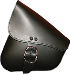 Willie & Max Leather Swingarm Bag Black With Chrome Buckle 59904-00. Fixed Price $140.64.