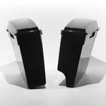 4" Into Stretched Extended Hard Saddlebags Fits For Harley Touring 1993-2013. Fixed Price $164.95.