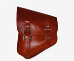 La Rosa Leather Saddlebag For Softail & Rigid Right Side-exotic. Fixed Price $125.99.