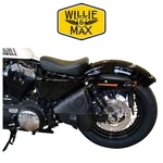 Willie & Max Leather Swingarm Bag For 2009-2020 Harley Davidson XL883N Iron Uw. Fixed Price $206.84.