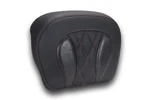 Mustang Deluxe Chopped Tour-pak Backrest Pad Diamond Dark Cherry Stitch #88440DC. Fixed Price $255.00.