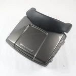 Industrial Gray King Pack Pak Backrest For 97-2013 Harley Touring. Fixed Price $299.95.