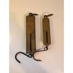 Vintage B&w Co Brass Spring Balance Scales Set Of 2 Eagle Star Warranted. Fixed Price $20.00.