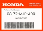 Honda Genuine Inner Support 08L72-MJF-A00. Fixed Price $83.22.