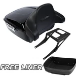 King Trunk Mount Rack Backrest Fit For Harley Fat Boy Flst 2008-16. Fixed Price $319.50.