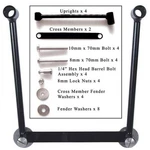 Willie Max 58633 00 Universal Hard Mount Kit Saddlebag Support. Fixed Price $101.99.