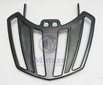 Mutazu Black Stamped Metal Luggage Rack For Victory Cross Country Road Backrest. Fixed Price $149.00.