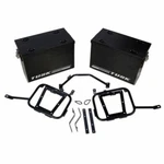 Tusk Aluminum Panniers W/pannier Racks Black Medium-kawasaki KLR650 ,2008-2018. Fixed Price $464.99.