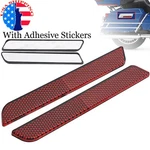 2PCS Red Hard Saddlebag Latch Cover Reflector For Harley Electra Glide 1996-2013. Fixed Price $9.99.