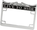 Drag Specialties 28-6014-BC732 Chrome Live Ride License Frame. Fixed Price $29.91.