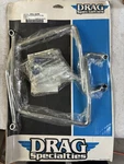 Drag Specialties 3501-0258CHROME Saddlebag Support Brackets Fxd '91-'17. Fixed Price $59.00.