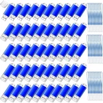 50 Pack Usb 2.0 Flash Drives Bulk Blue Portable Thumb With Hat Stic.... Fixed Price $101.77.