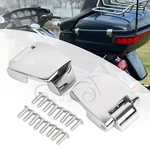 Chrome Tour Pack Pak Trunk Hinges For Harley Electra Glide Road King Flhrs. Fixed Price $30.66.